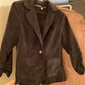 Cute black blazer simple SHORT ARMS (3/4)